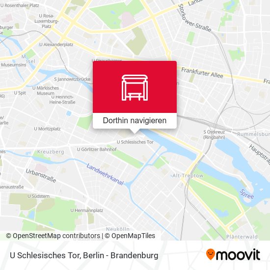 U Schlesisches Tor Karte