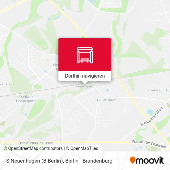 S Neuenhagen (B Berlin) Karte