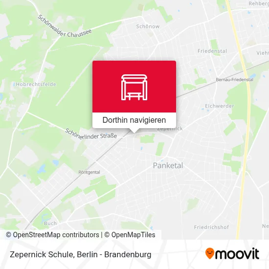 Zepernick Schule Karte