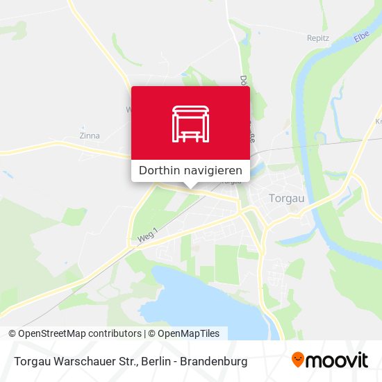 Torgau Warschauer Str. Karte
