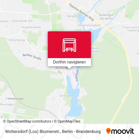 Woltersdorf (Los) Blumenstr. Karte