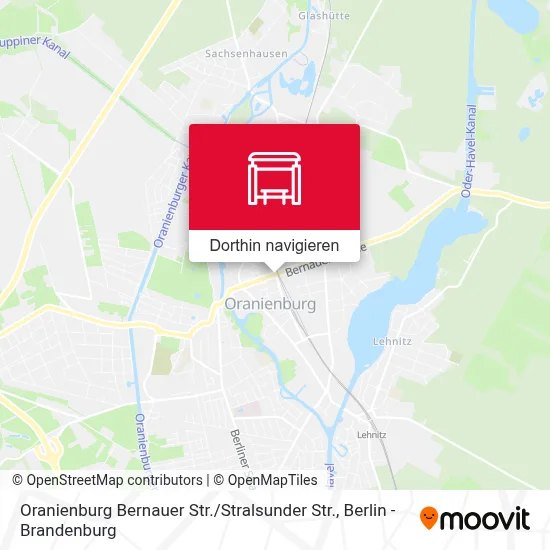 Oranienburg Bernauer Str. / Stralsunder Str. Karte