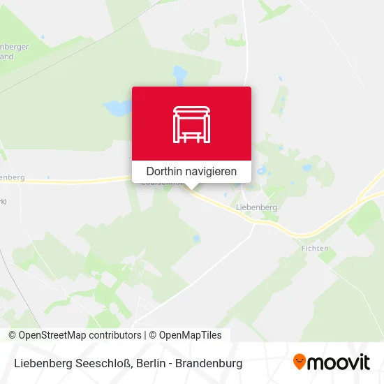 Liebenberg Seeschloß Karte