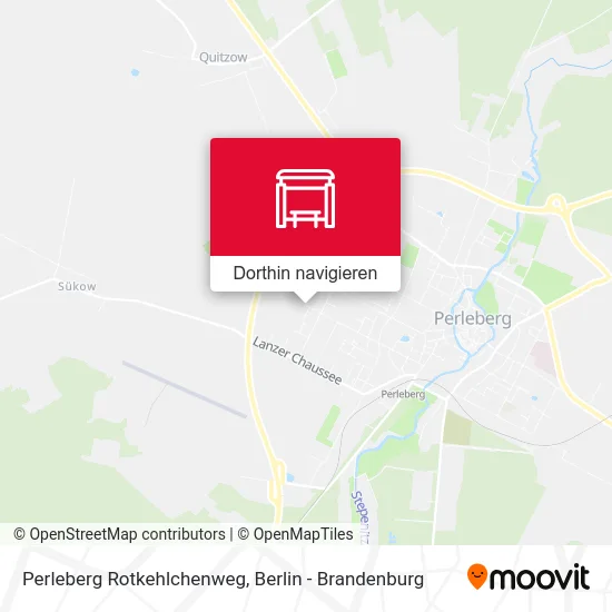 Perleberg Rotkehlchenweg Karte