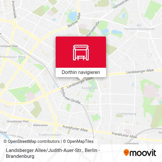 Landsberger Allee / Judith-Auer-Str. Karte