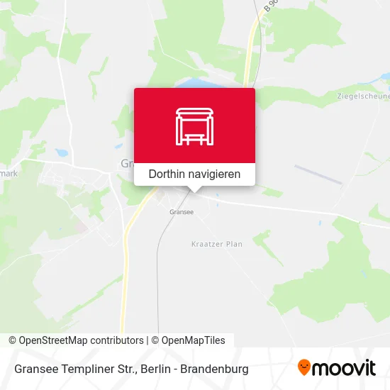 Gransee Templiner Str. Karte