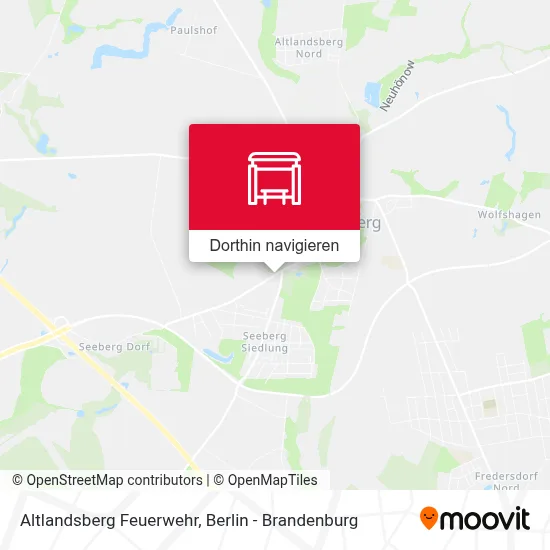 Altlandsberg Feuerwehr Karte
