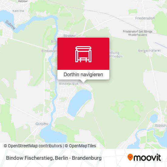 Bindow Fischerstieg Karte