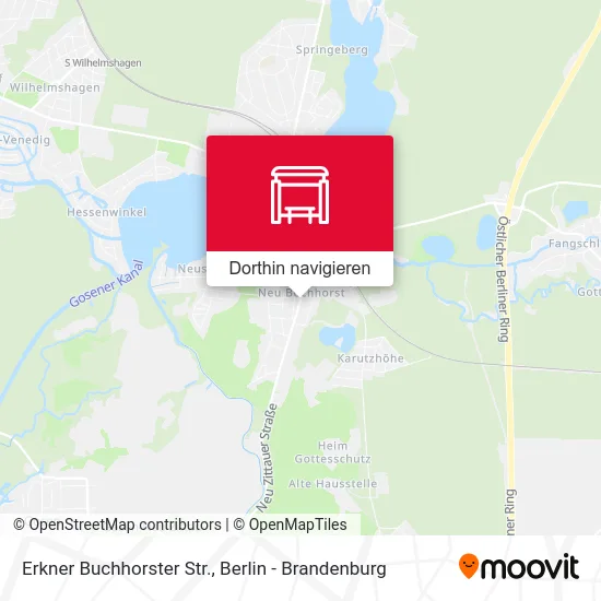 Erkner Buchhorster Str. Karte