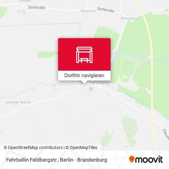 Fehrbellin Feldbergstr. Karte