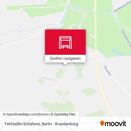 Fehrbellin Schäferei Karte