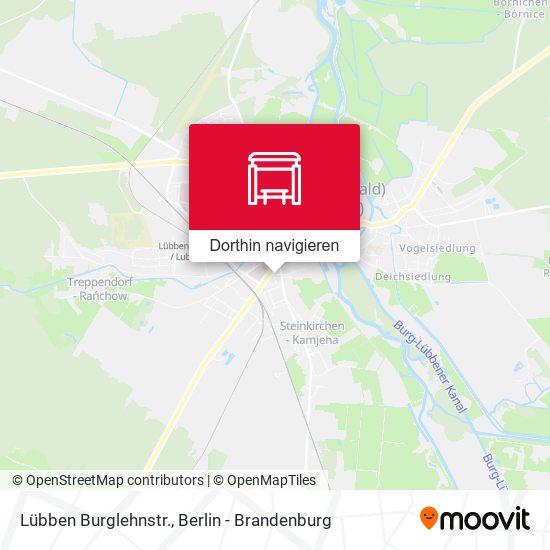 Lübben Burglehnstr. Karte
