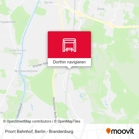 Priort Bahnhof Karte