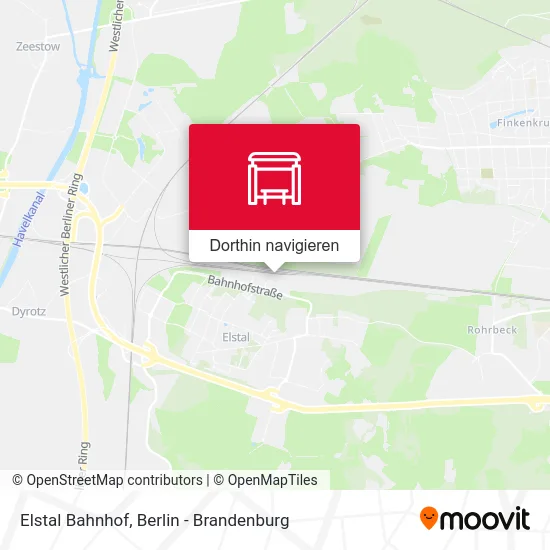 Elstal Bahnhof Karte