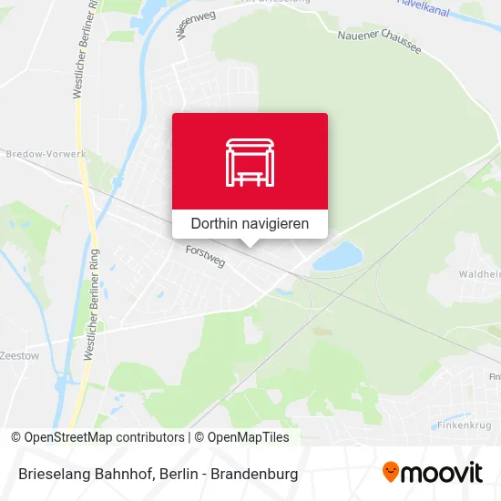Brieselang Bahnhof Karte