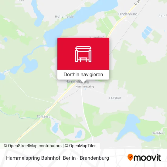 Hammelspring Bahnhof Karte