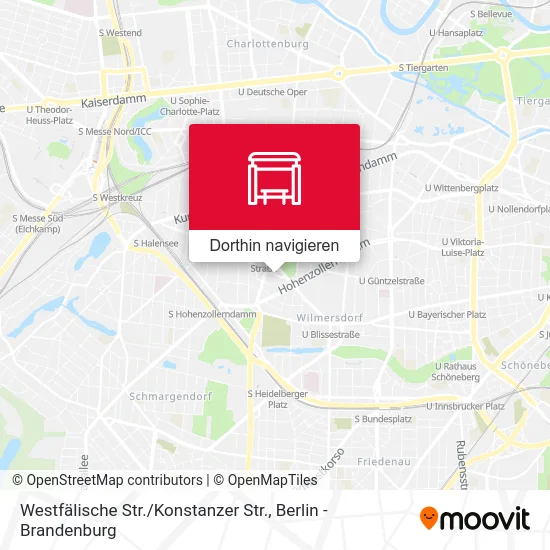 Westfälische Str. / Konstanzer Str. Karte