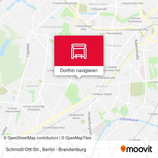 Schmidt-Ott-Str. Karte