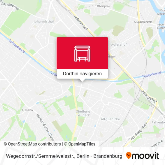 Wegedornstr./Semmelweisstr. Karte