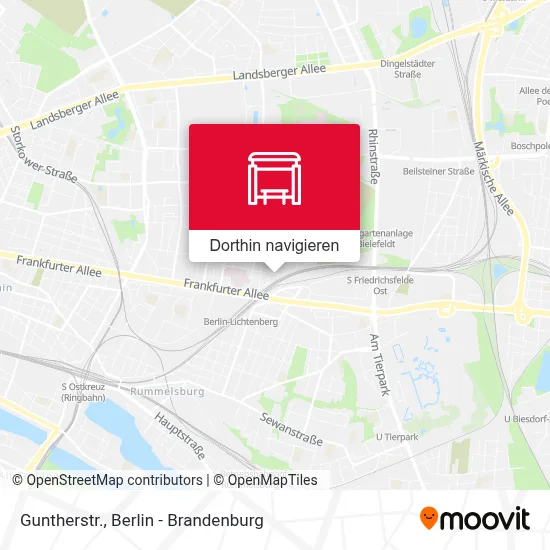 Guntherstr. Karte