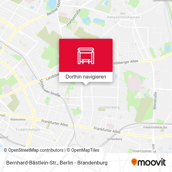 Bernhard-Bästlein-Str. Karte