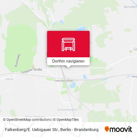 Falkenberg/E. Uebigauer Str. Karte