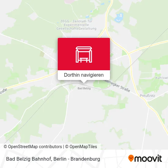 Bad Belzig Bahnhof Karte