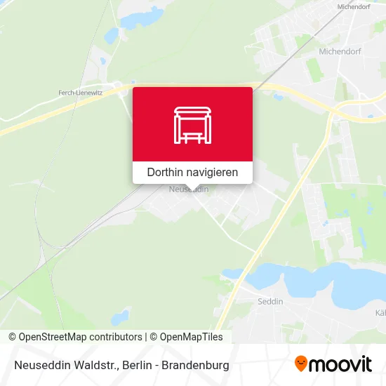 Neuseddin Waldstr. Karte