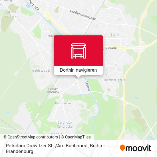 Potsdam Drewitzer Str. / Am Buchhorst Karte