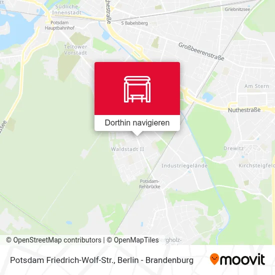 Potsdam Friedrich-Wolf-Str. Karte