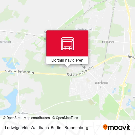 Ludwigsfelde Waldhaus Karte