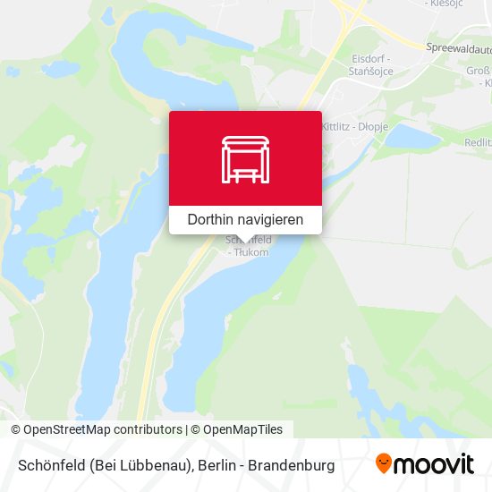 Schönfeld (Bei Lübbenau) Karte