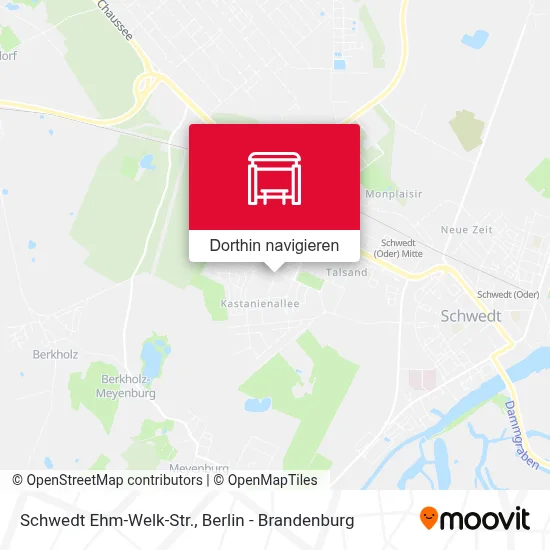 Schwedt Ehm-Welk-Str. Karte