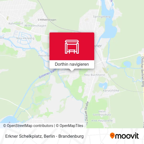 Erkner Schelkplatz Karte