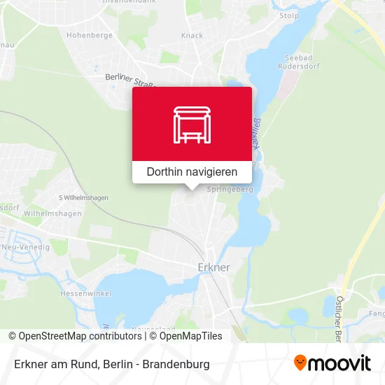 Erkner am Rund Karte