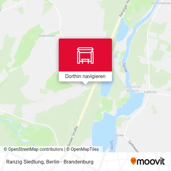Ranzig Siedlung Karte