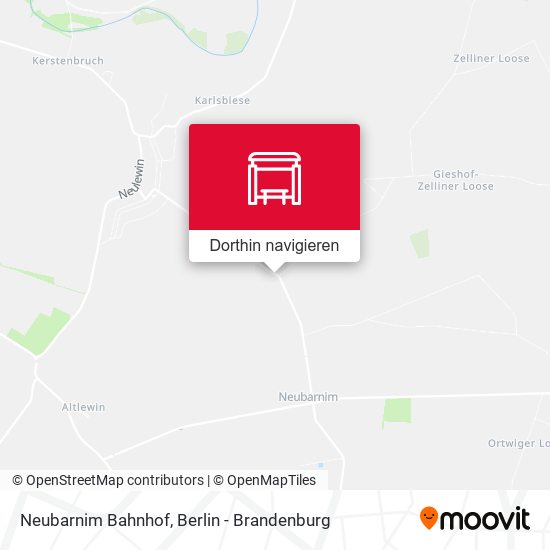 Neubarnim Bahnhof Karte