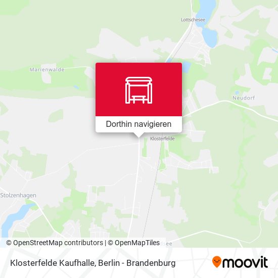 Klosterfelde Kaufhalle Karte