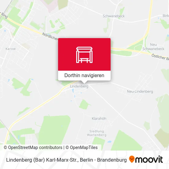 Lindenberg (Bar) Karl-Marx-Str. Karte