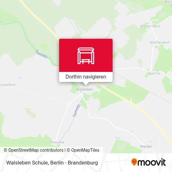 Walsleben Schule Karte