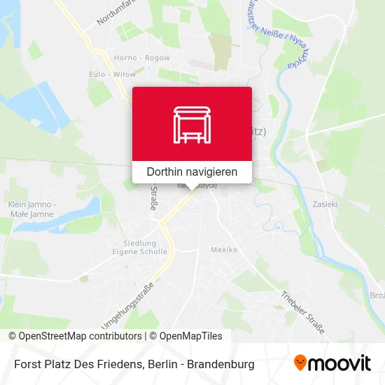 Forst Platz Des Friedens Karte