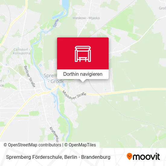 Spremberg Förderschule Karte
