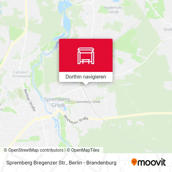 Spremberg Bregenzer Str. Karte
