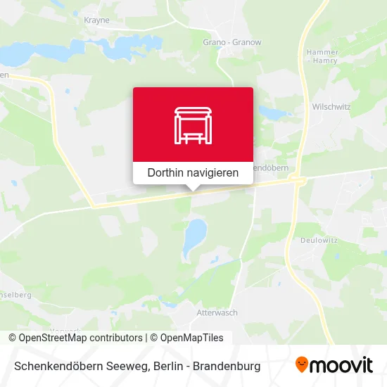 Schenkendöbern Seeweg Karte
