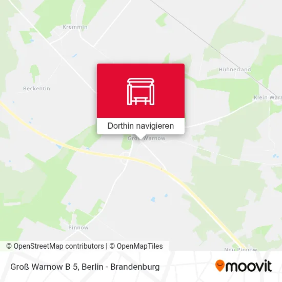 Groß Warnow B 5 Karte