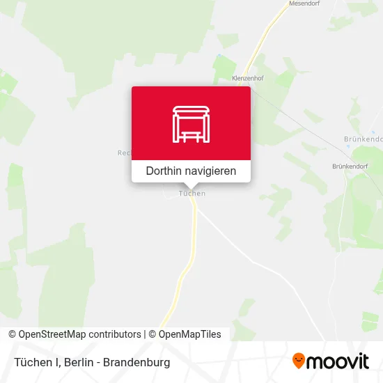 Tüchen I Karte