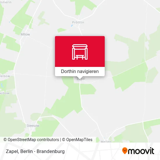 Zapel Karte