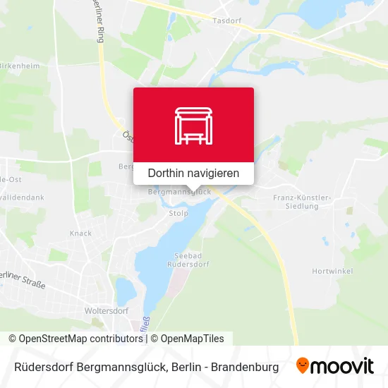 Rüdersdorf Bergmannsglück Karte