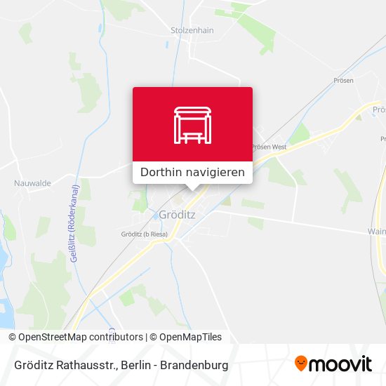 Gröditz Rathausstr. Karte