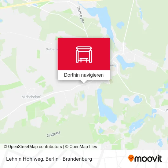Lehnin Hohlweg Karte